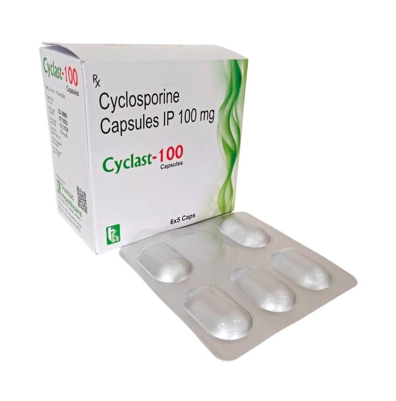 Cyclast-100 Capsule — Ciclosporin (Cyclosporine) IP 100 mg from Trumac Healthcare PCD Pharma Franchise India