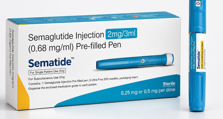 Sematide 2mg/3ml Pre-filled Pen — Semaglutide Injection by Trumac Healthcare