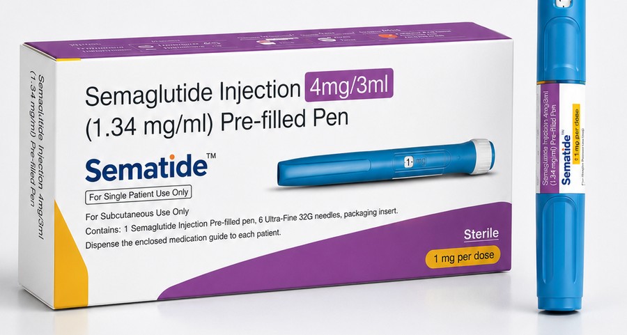 Sematide 4mg/3ml Pre-filled Pen — Semaglutide Injection by Trumac Healthcare