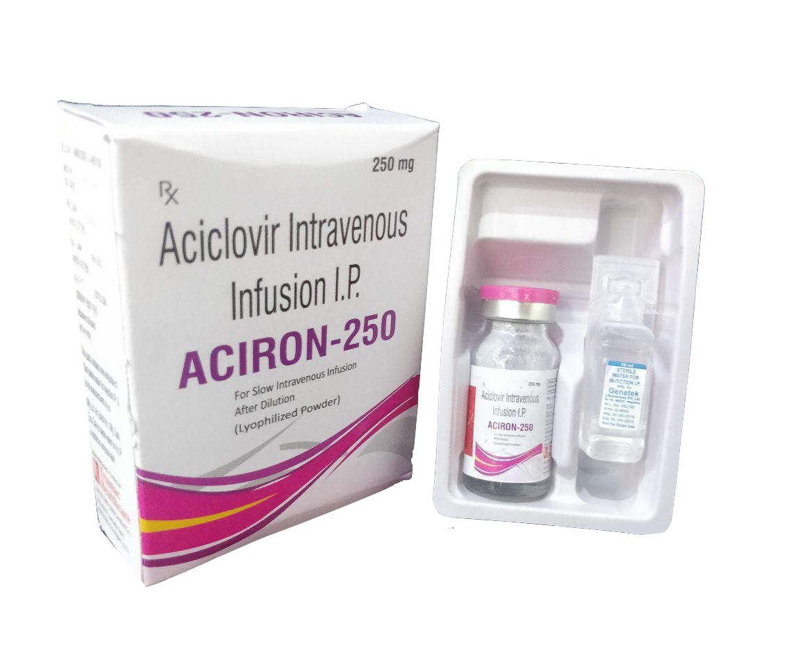Aciron-250 Injection — Acyclovir 250 mg (Lyophilised) from Trumac Healthcare PCD Pharma Franchise India