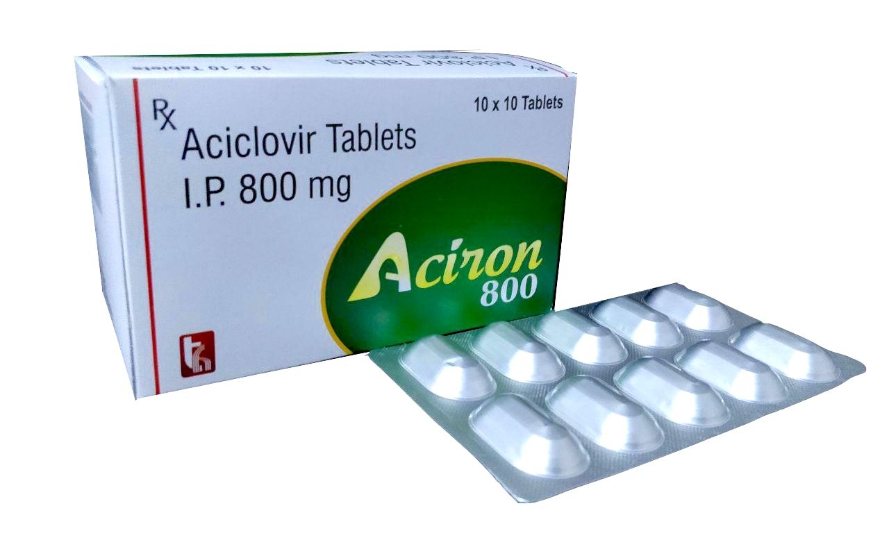 Aciron-800 Tablet — Acyclovir 800 mg from Trumac Healthcare PCD Pharma Franchise India