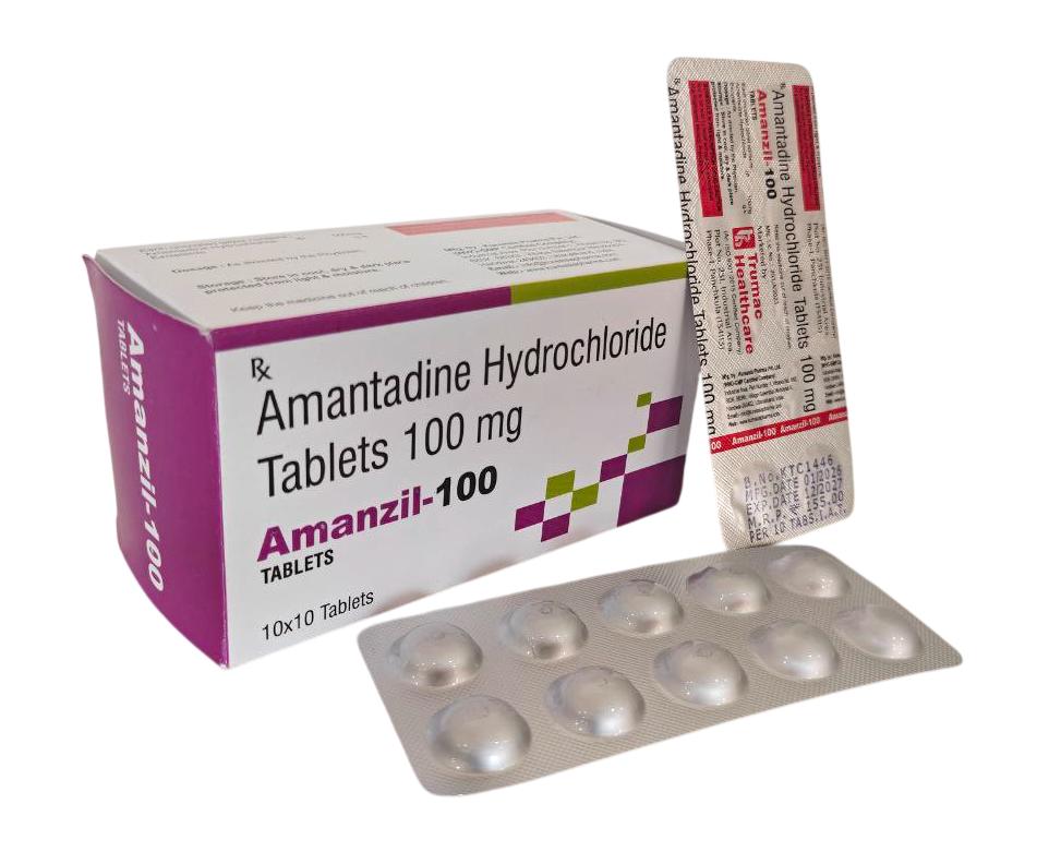 Amanzil-100 Tablet — Amantadine 100 mg from Trumac Healthcare PCD Pharma Franchise India