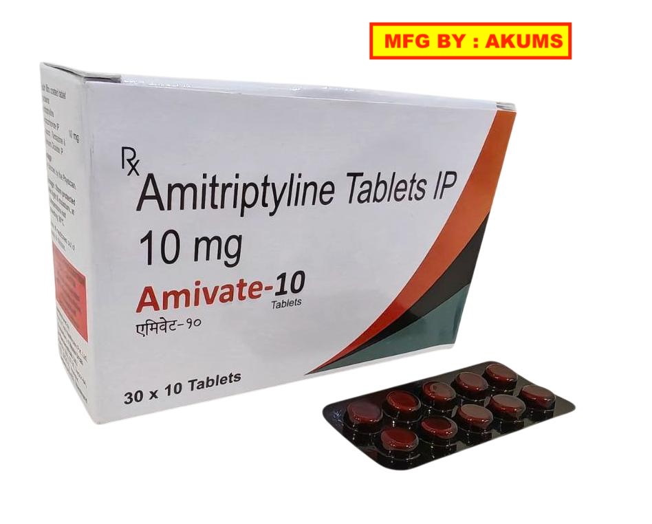 Amivate-10 Tablet (Akums Pack)