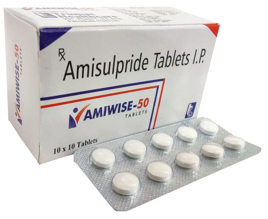 Amisulpride 50 mg Tablets Tablet — manufactured by Trumac Healthcare