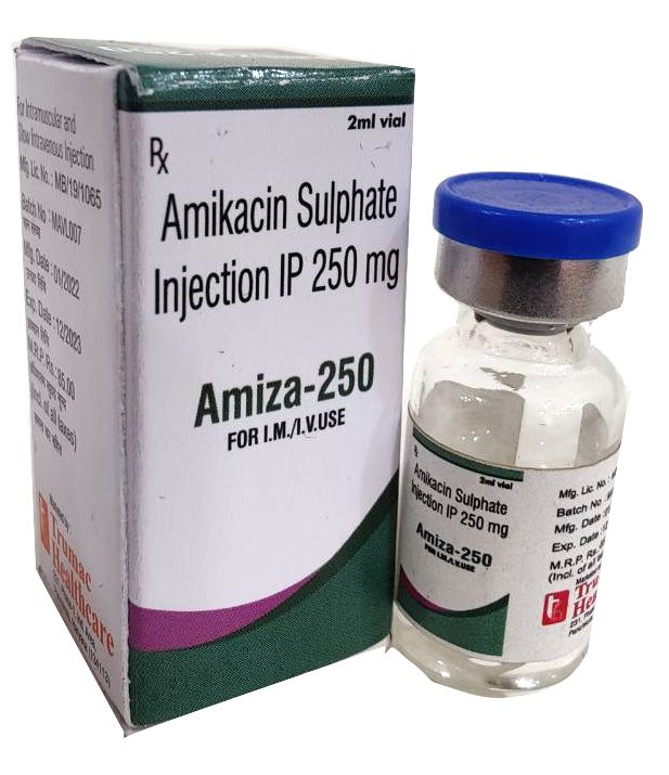 Amikacin-250 mg (2 ml) Injection — manufactured by Trumac Healthcare