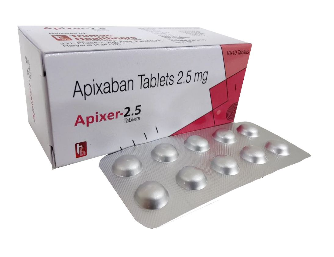 Apixaban 2.5 mg Tablet — manufactured by Trumac Healthcare