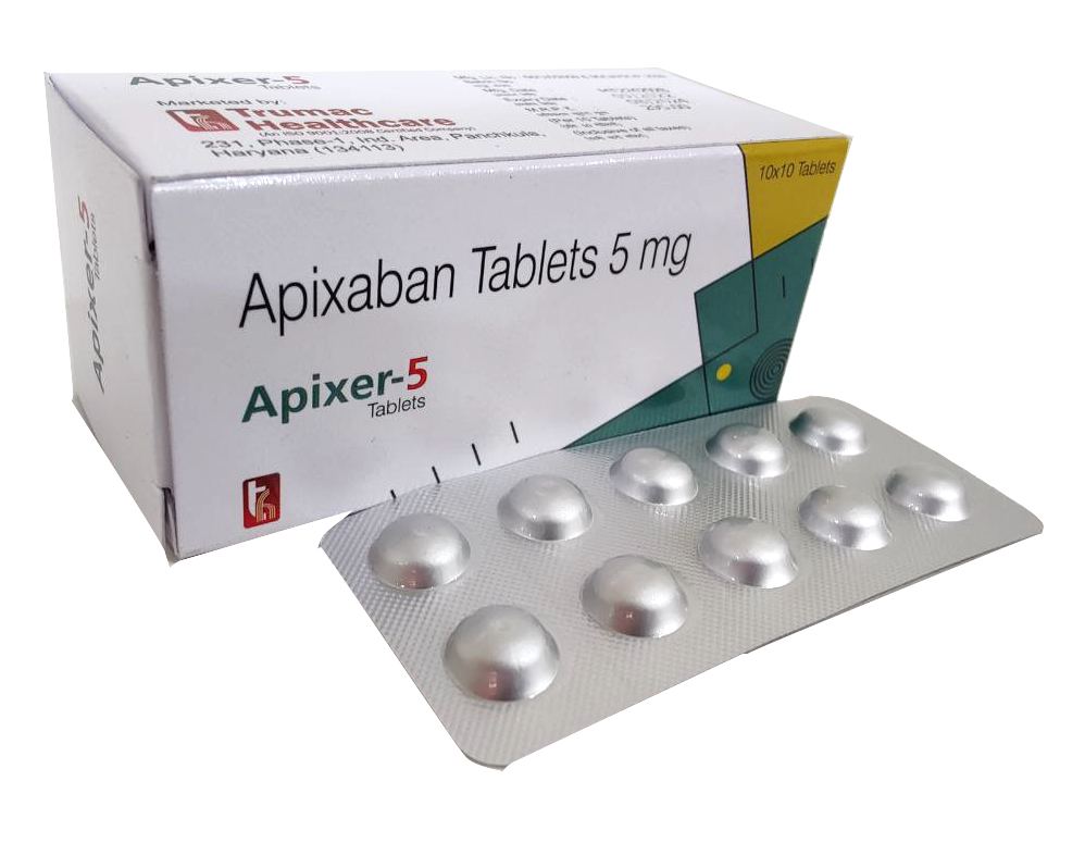 Apixaban 5 mg Tablet — manufactured by Trumac Healthcare
