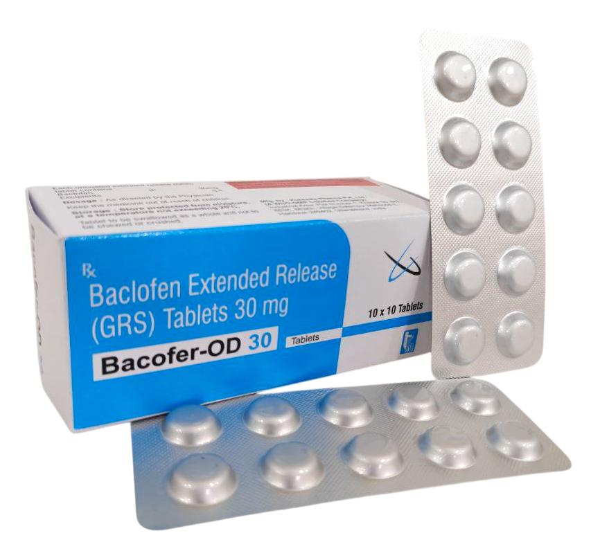 Bacofer-OD 30 Tablet — Baclofen 30 mg (Extended Release) from Trumac Healthcare PCD Pharma Franchise India
