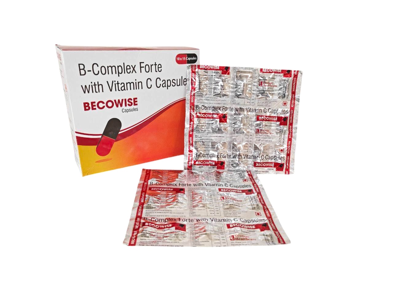 Becowise Syrup (120ml) — Thiamine HCl 2 mg + Riboflavin Sodium Phosphate + Pyridoxine + Nicotinamide + Calcium Pantothenate + Cyanocobalamin per 5 ml from Trumac Healthcare PCD Pharma Franchise India