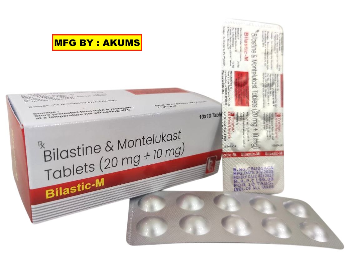 Bilastic-M Suspension — Bilastine 4 mg/ml + Montelukast 10 mg/ml from Trumac Healthcare PCD Pharma Franchise India