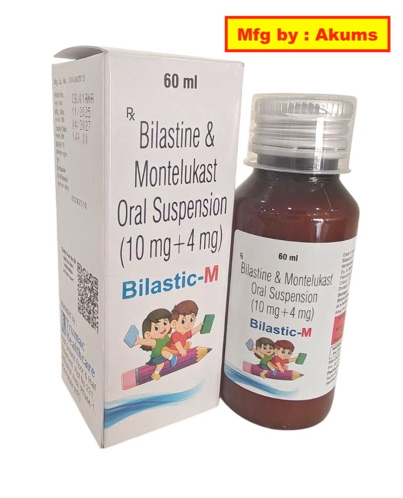Bilastine 4 mg/ml + Montelukast 10 mg/ml Susp Suspension — manufactured by Trumac Healthcare