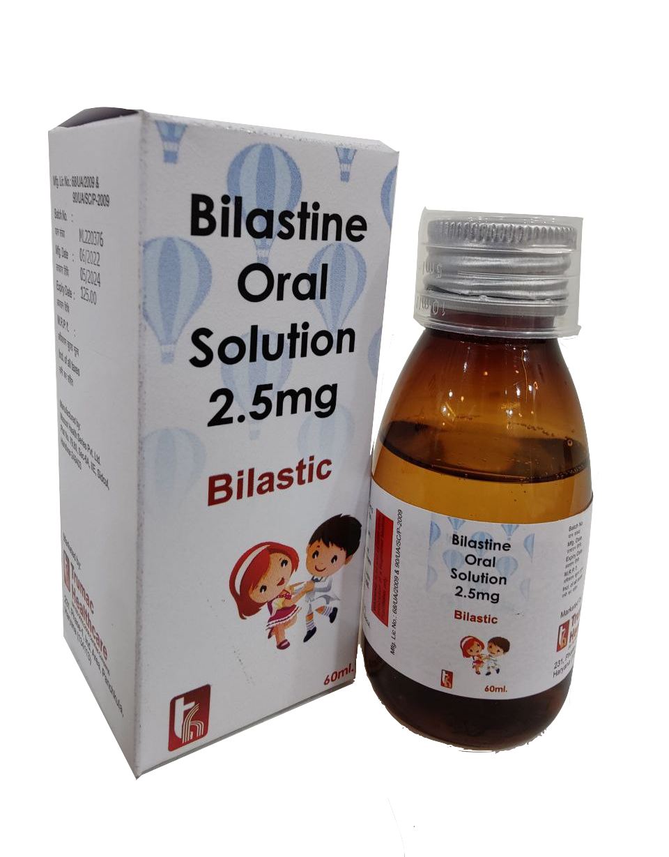 Bilastic Syrup — Bilastine 2.5 mg / ml from Trumac Healthcare PCD Pharma Franchise India