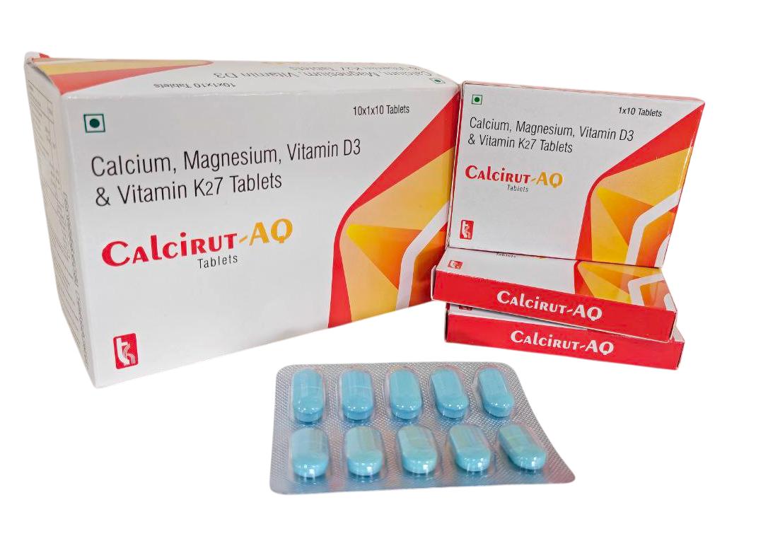 Calcirut-AQ Tablet — Aquamin Calcified Red Seaweed (Lithothamnion Calcareum) Extract from Trumac Healthcare PCD Pharma Franchise India