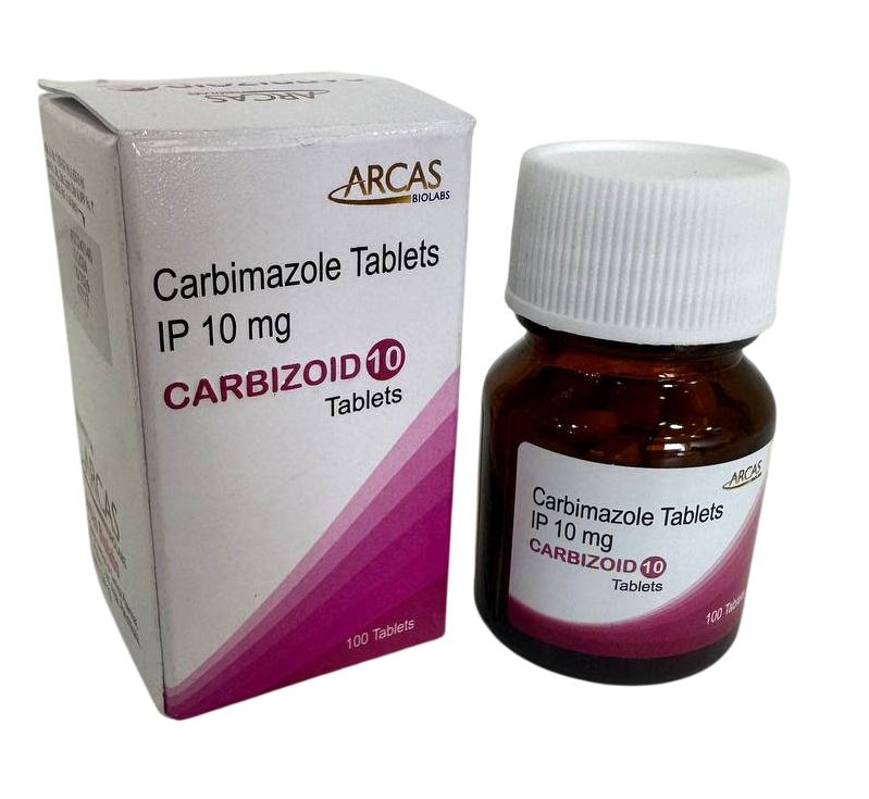 Carbimazole 10 mg Tablet — manufactured by Trumac Healthcare