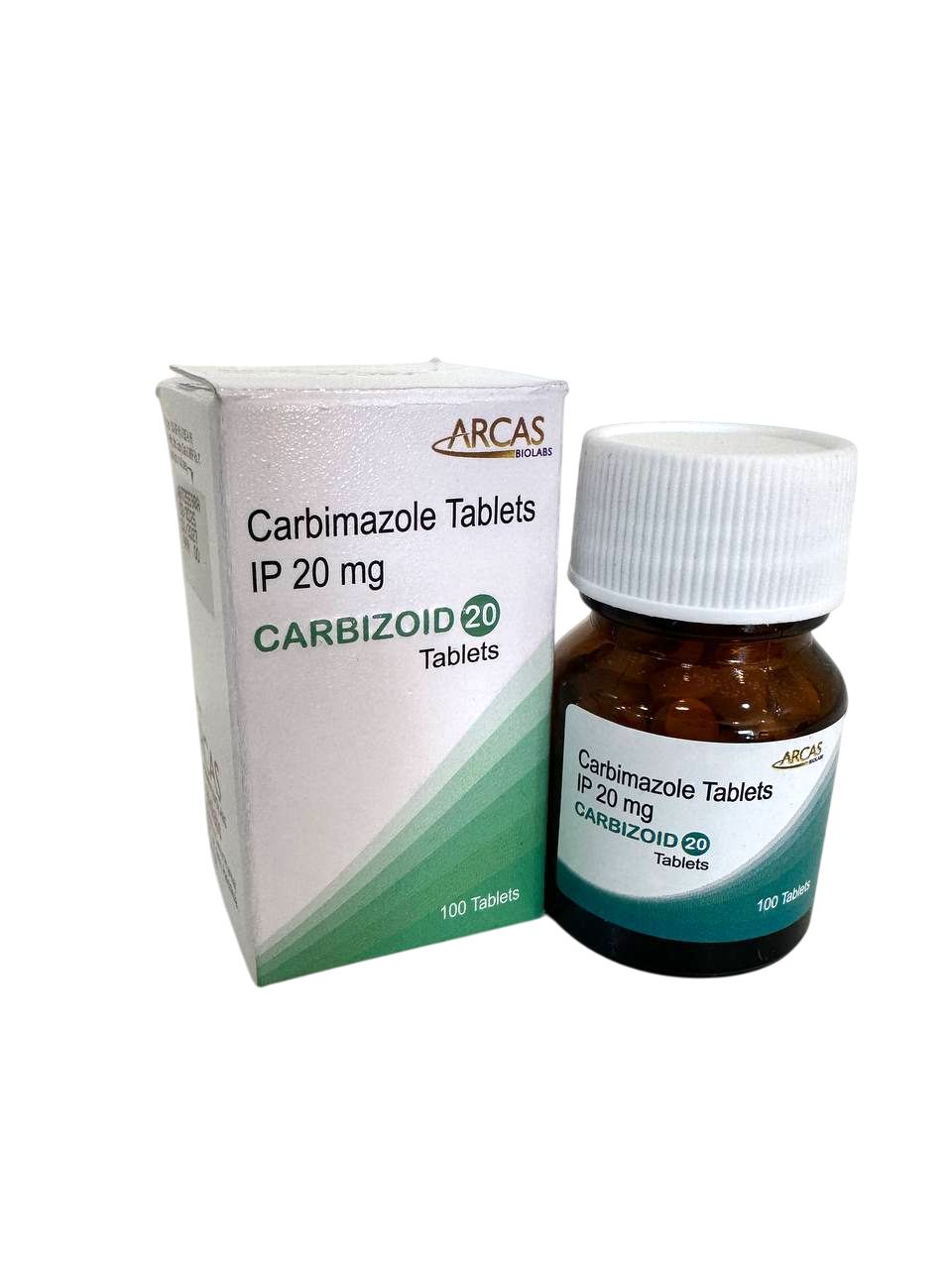 Carbimazole 20 mg Tablet — manufactured by Trumac Healthcare