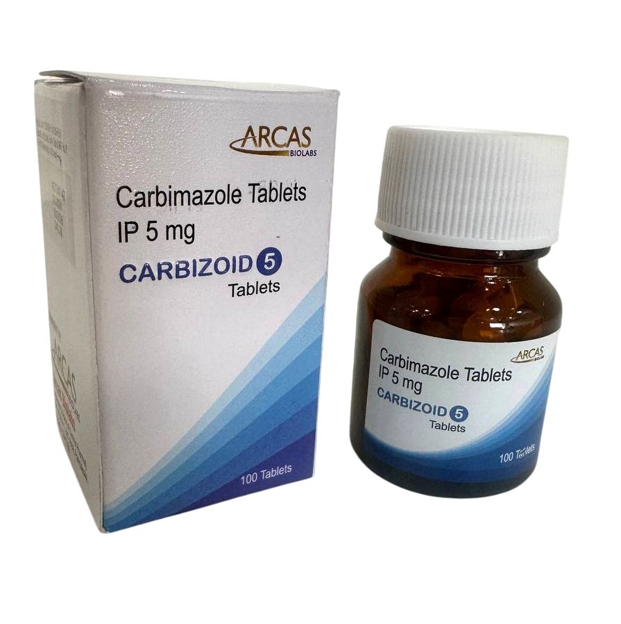 Carbimazole 5 mg Tablet — manufactured by Trumac Healthcare