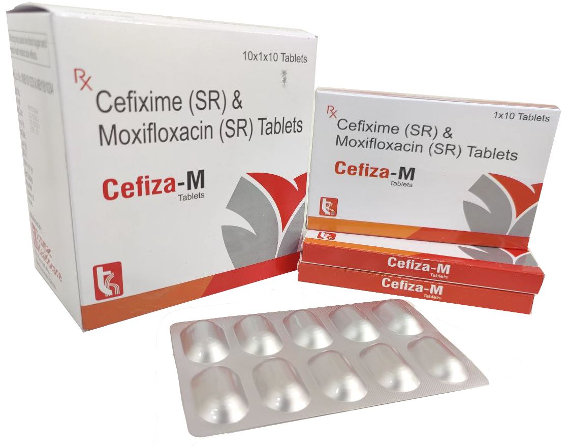 Cefixime (400 mg) + Moxifloxacin (400 mg) Extended Release Tab Tablet — manufactured by Trumac Healthcare