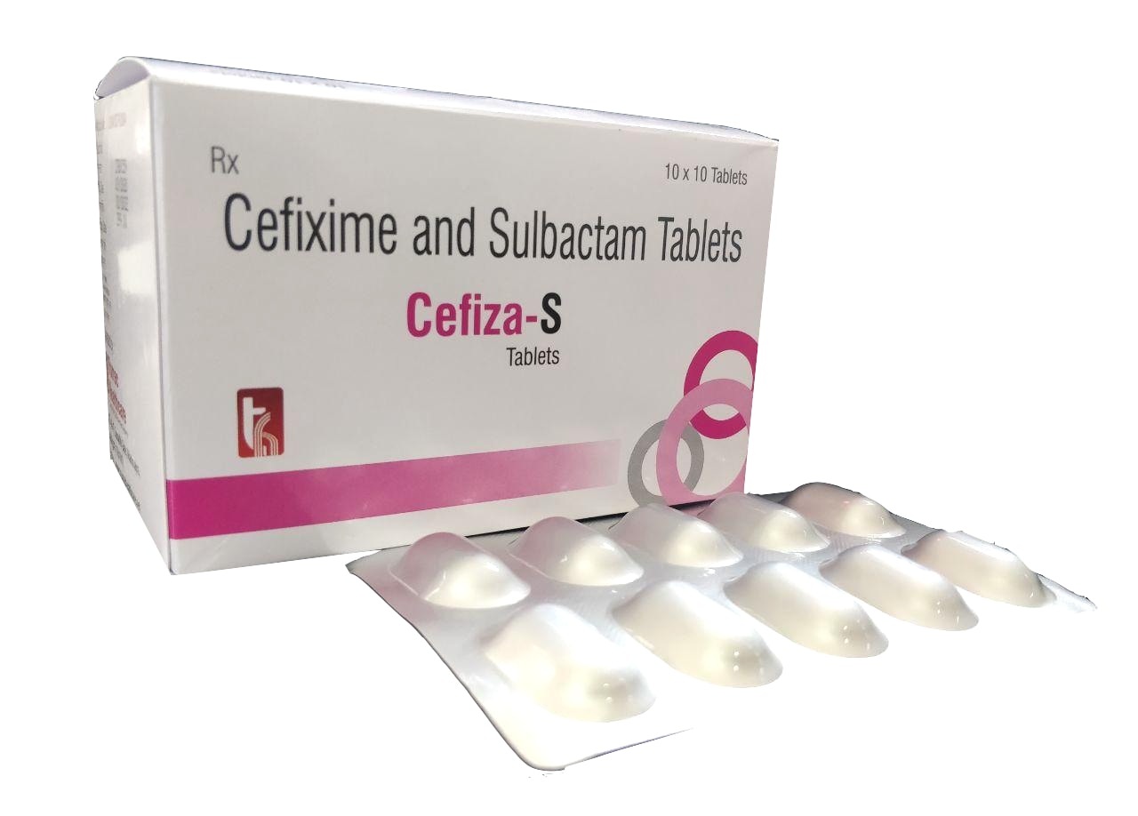 Cefiza-S Tablet — Cefixime 200 mg + Sulbactam 150 mg from Trumac Healthcare PCD Pharma Franchise India