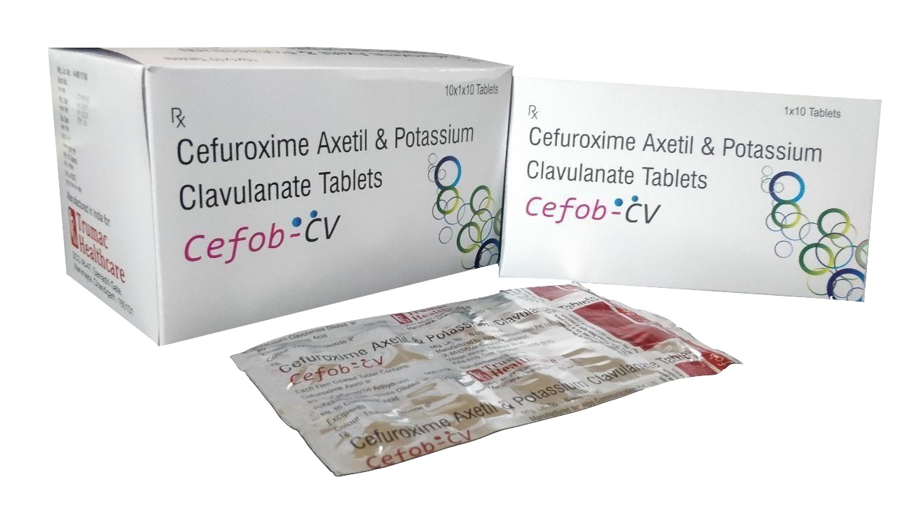Cefuroxime 500 mg + Clavulanic Acid 125 mg Tablet — manufactured by Trumac Healthcare