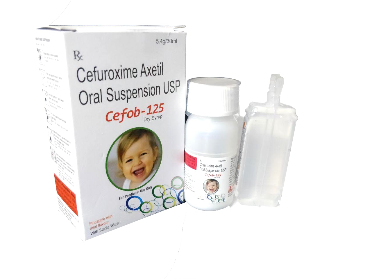 Cefuroxime 125 mg Syrup — manufactured by Trumac Healthcare