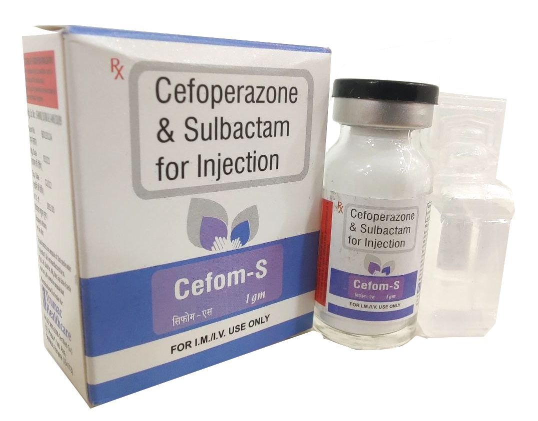 Cefoperazone-500 mg + Sulbactam-500gm Injection — manufactured by Trumac Healthcare