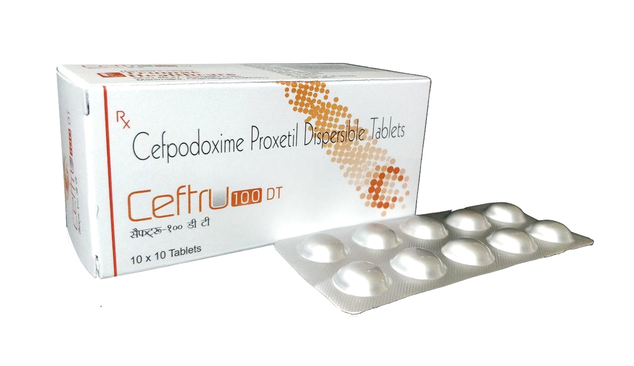 Cefpodoxime Proxetil 100 mg Tablet — manufactured by Trumac Healthcare