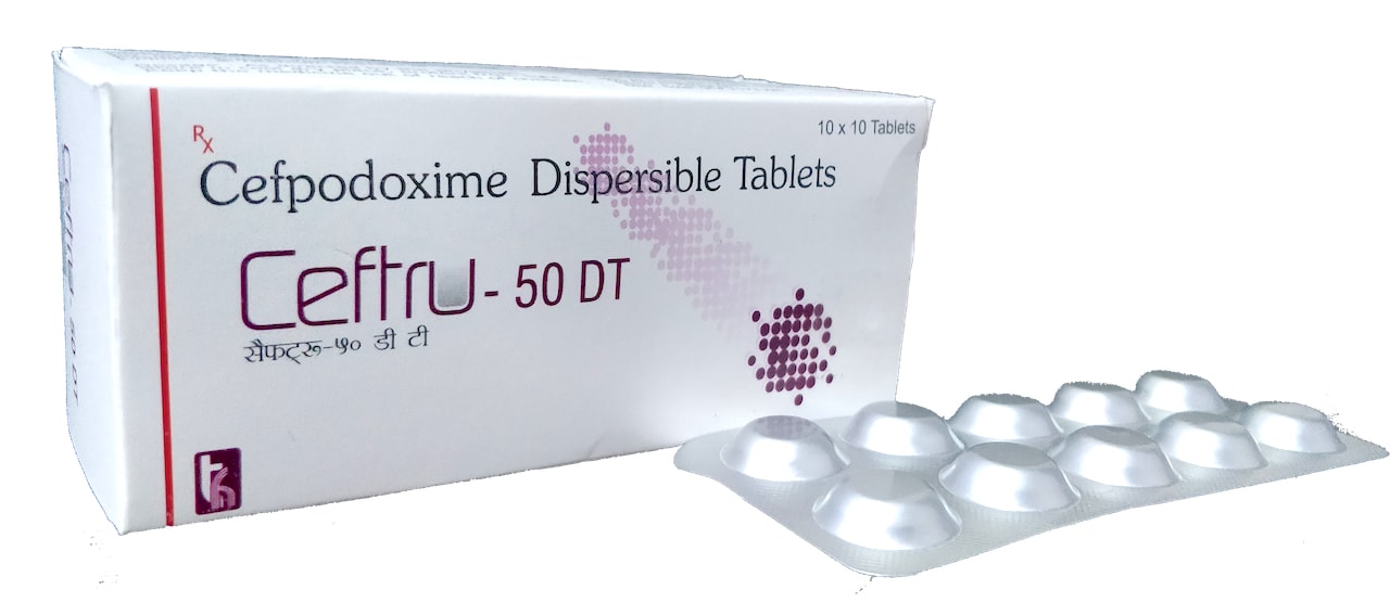 Cefpodoxime Proxetil 50 mg Tablet — manufactured by Trumac Healthcare