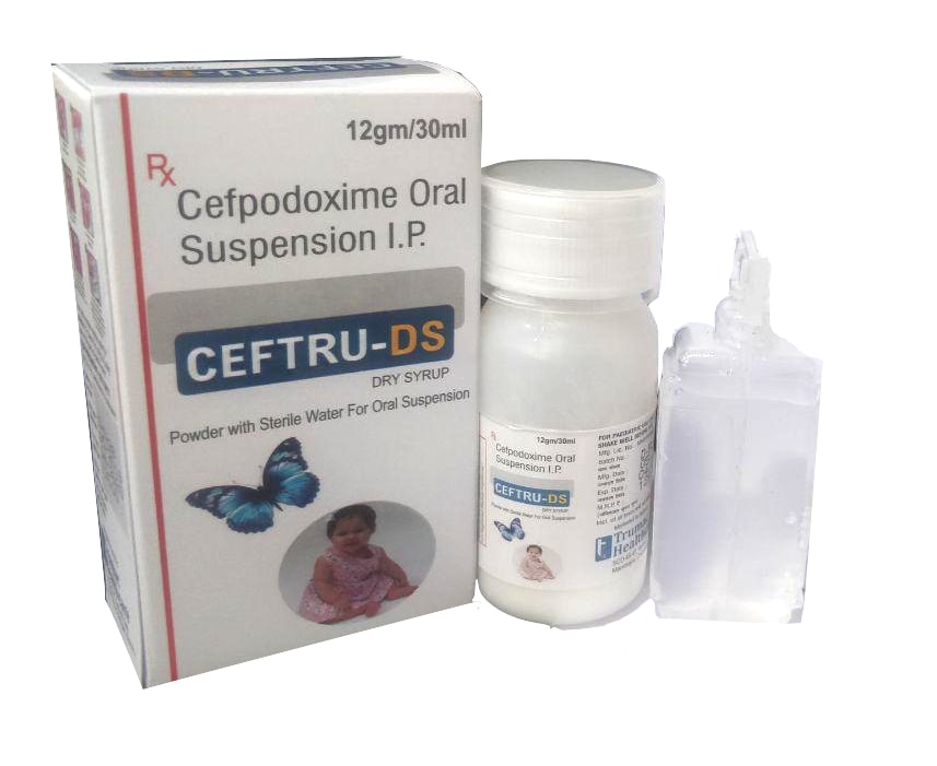 Cefpodoxime Proxetil 100 mg with water Syrup — manufactured by Trumac Healthcare