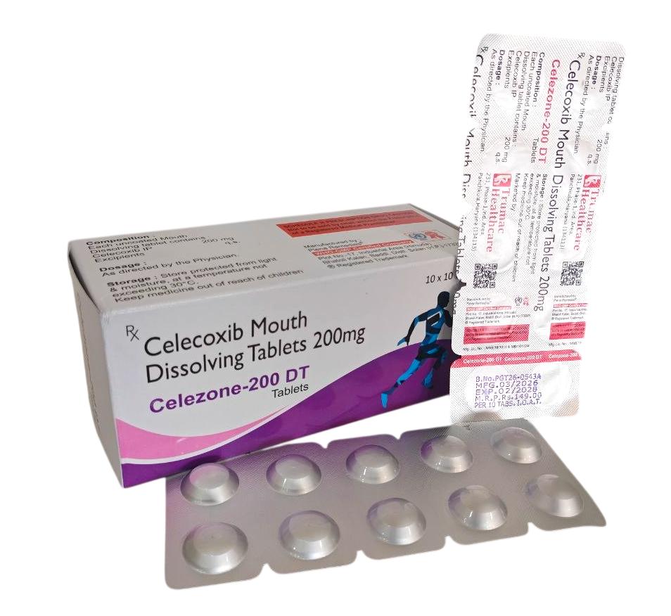 Celecoxib 200 mg Dispersible Tab Tablet — manufactured by Trumac Healthcare