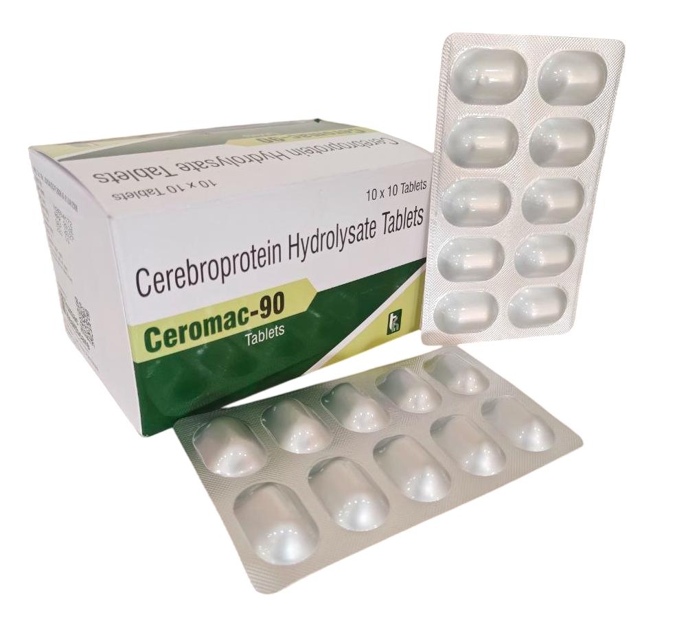 Ceromac-90 Tablet — Cerebroprotein Hydrolysate 90 mg from Trumac Healthcare PCD Pharma Franchise India