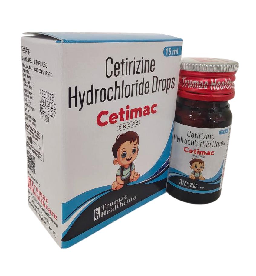 Cetimac Drops — Cetirizine 10 mg / ml from Trumac Healthcare PCD Pharma Franchise India