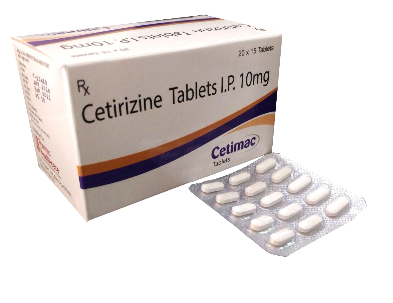 Cetirizine 10 mg Tablet — manufactured by Trumac Healthcare