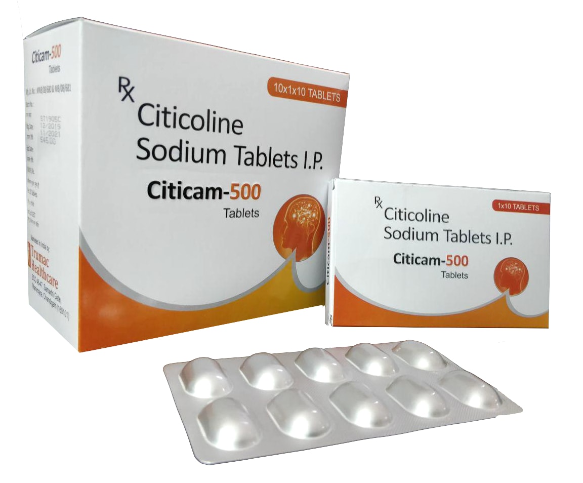 Citicoline Sodium 500 mg Tablet — manufactured by Trumac Healthcare
