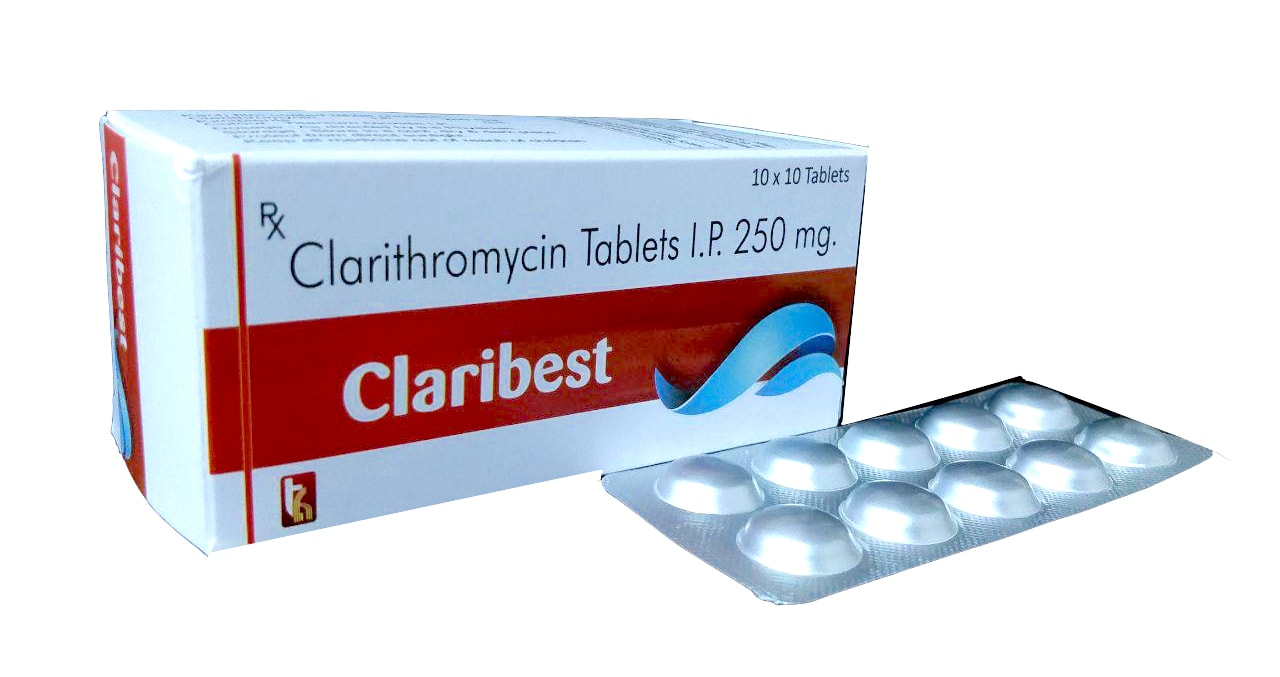 Clarithromycin 250 mg Tablets Tablet — manufactured by Trumac Healthcare