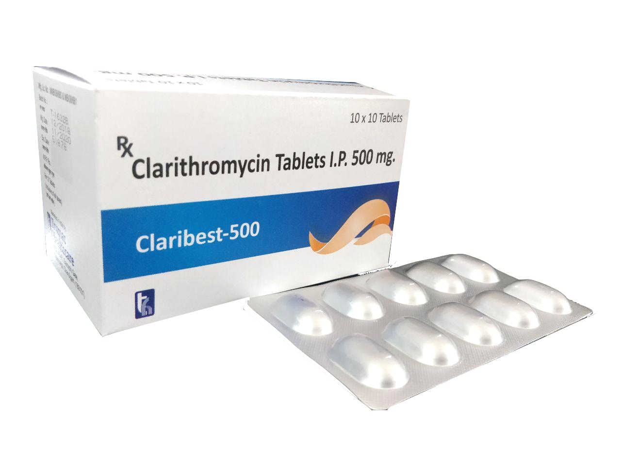 Clarithromycin 500 mg Tablets Tablet — manufactured by Trumac Healthcare