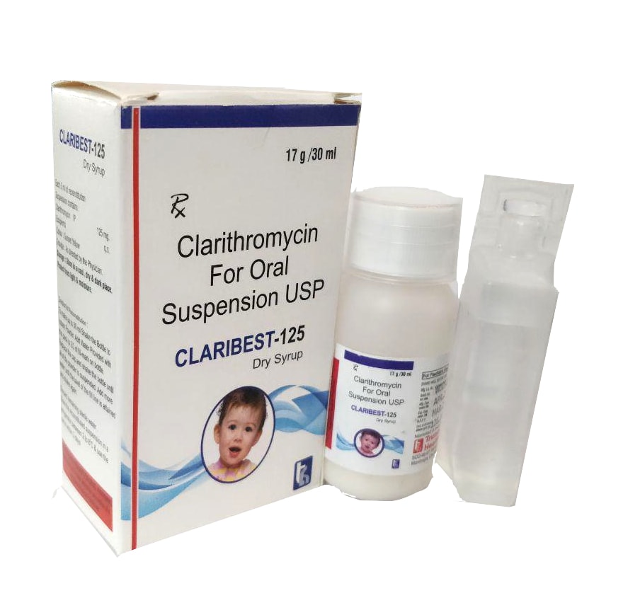 Clarithromycin 125 mg Tablet — manufactured by Trumac Healthcare