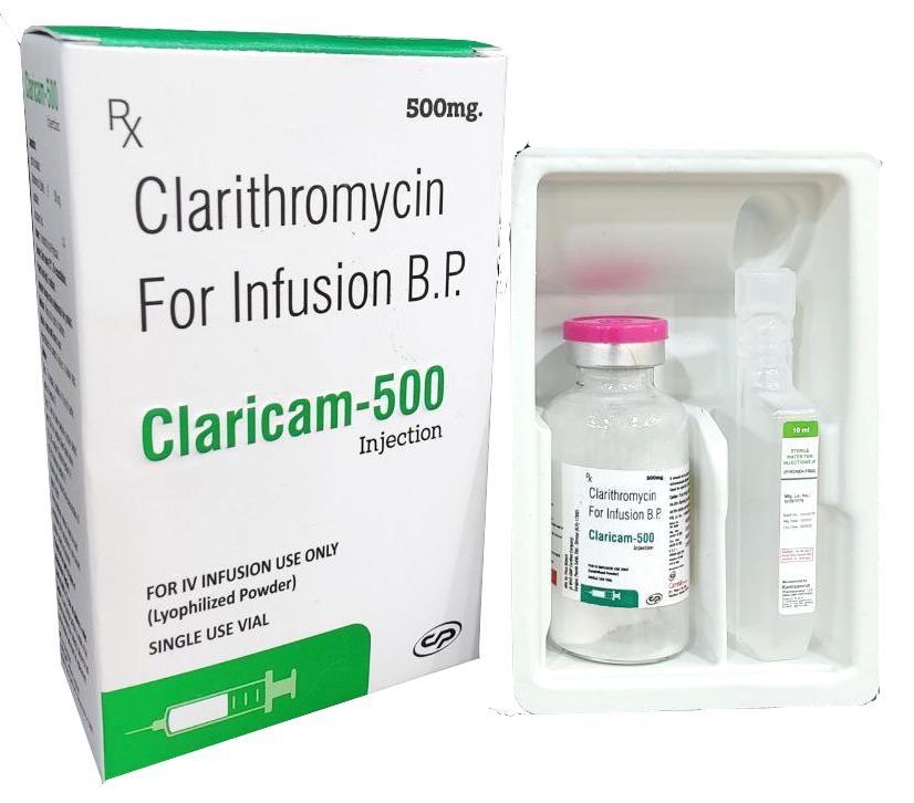 Clarithromycin 500 mg Inj Injection — manufactured by Trumac Healthcare