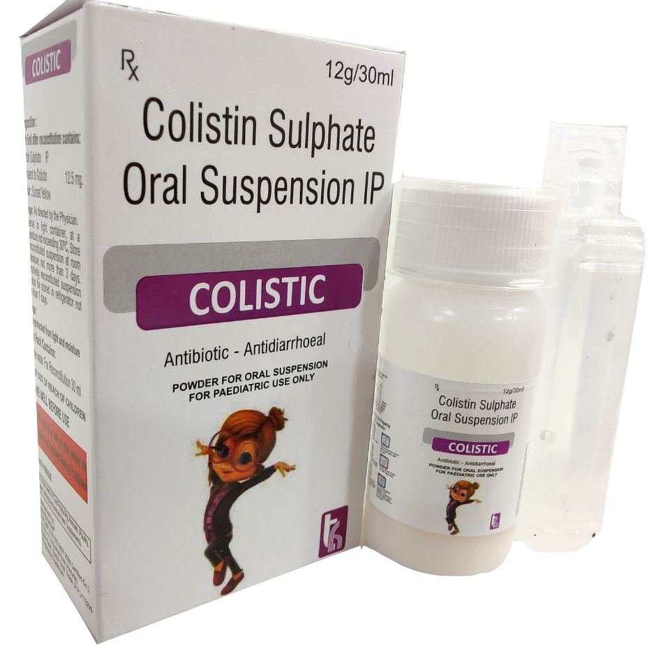 Colistin Sulphate 12.5 mg (With WFI) Syrup — manufactured by Trumac Healthcare