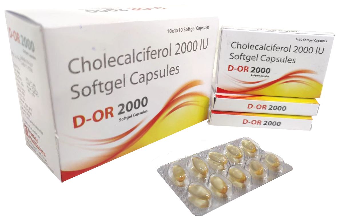 Vitamin D3 (2000 I.U) Softgel — manufactured by Trumac Healthcare