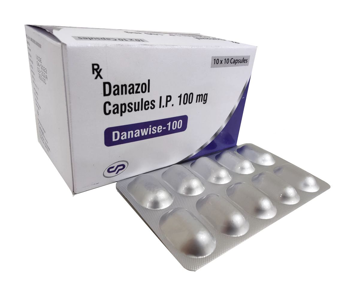 Danazol 100 mg Capsules Capsule — manufactured by Trumac Healthcare