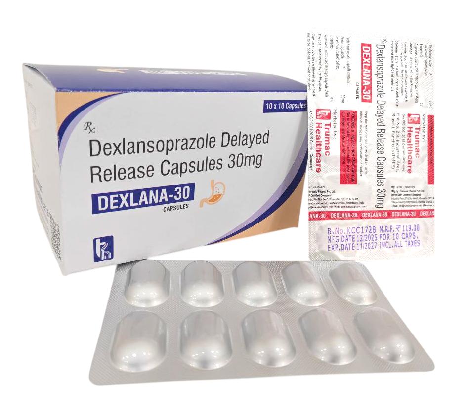 Dexlansoprazole (30 mg) Caps Capsule — manufactured by Trumac Healthcare
