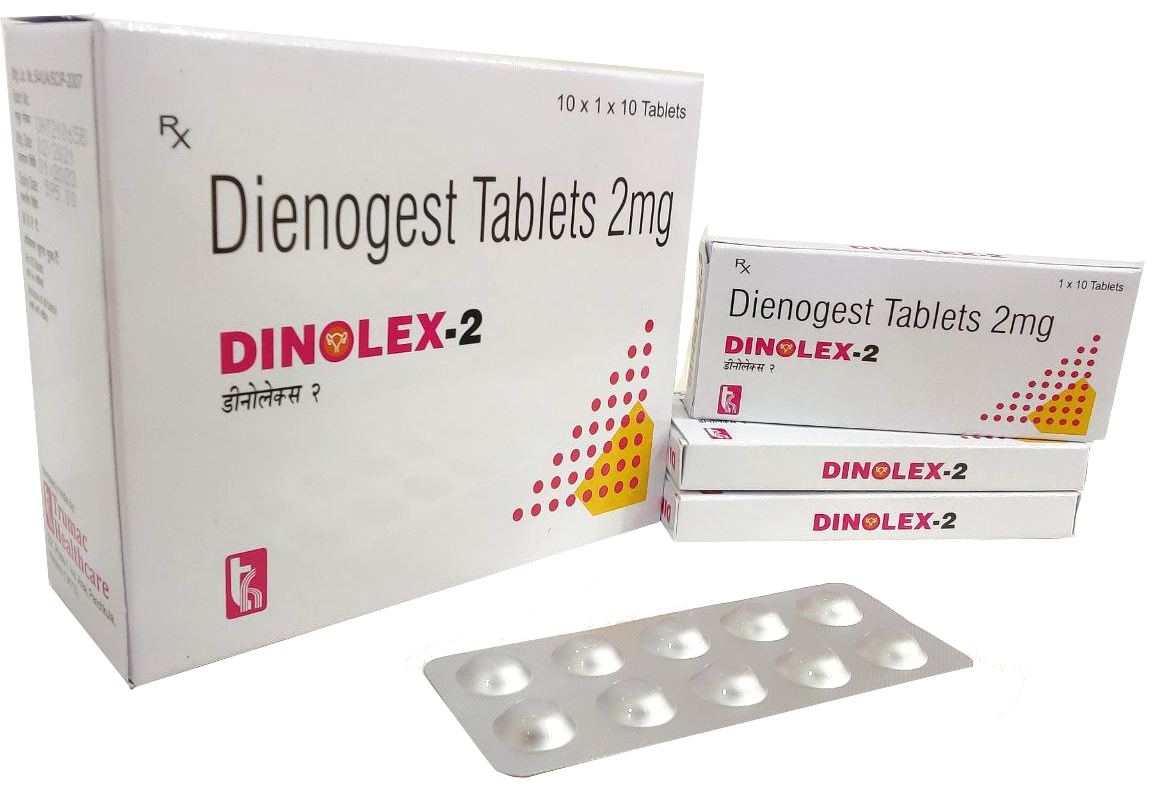 Dinolex-2 Tablet — Dienogest 2 mg from Trumac Healthcare PCD Pharma Franchise India