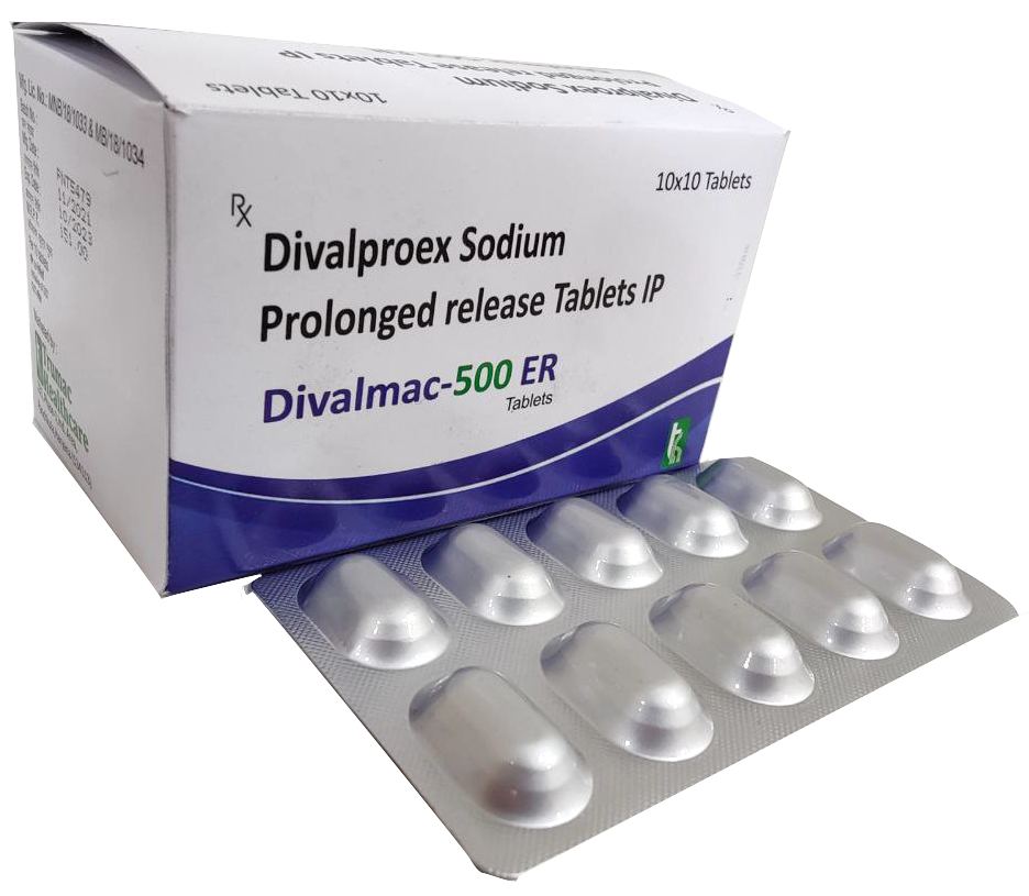 Divalproex 500 mg Extended Release Tab Tablet — manufactured by Trumac Healthcare