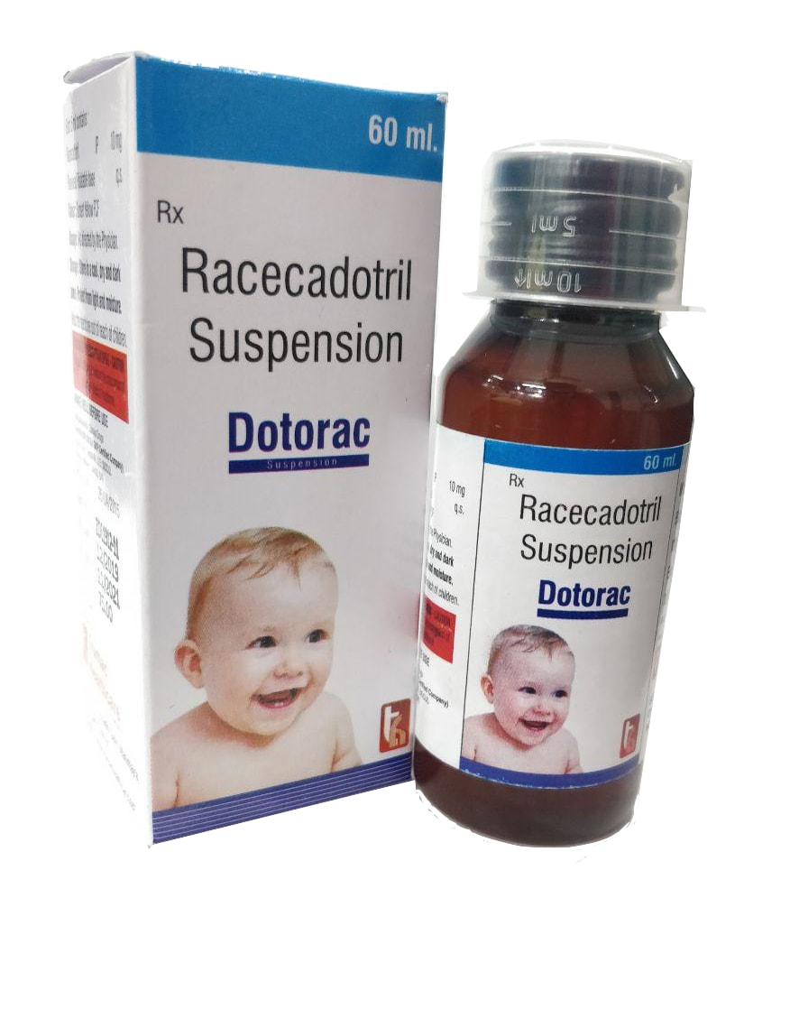 Dotorac Suspension — Racecadotril 10 mg / 5 ml from Trumac Healthcare PCD Pharma Franchise India