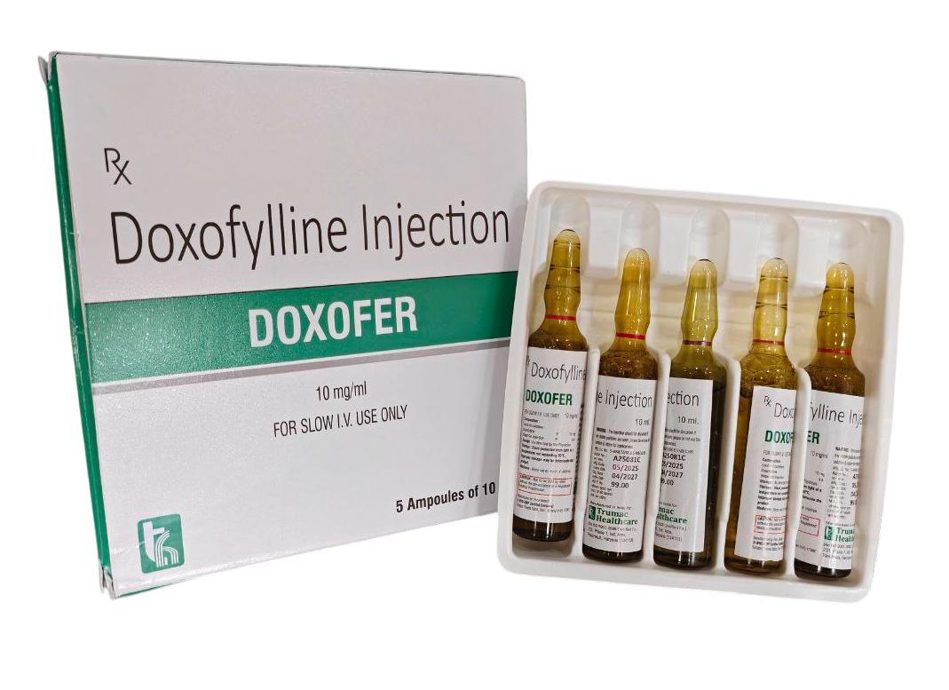 Doxofylline 10 mg/ml (100 mg/10 ml) Injection — manufactured by Trumac Healthcare