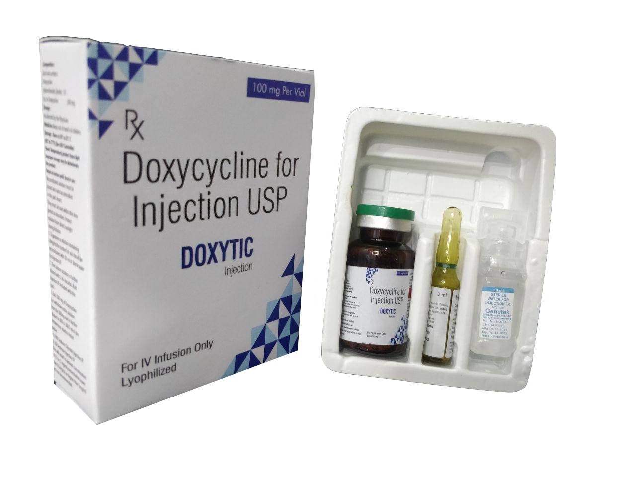 Doxytic Injection — Doxycycline 100 mg from Trumac Healthcare PCD Pharma Franchise India