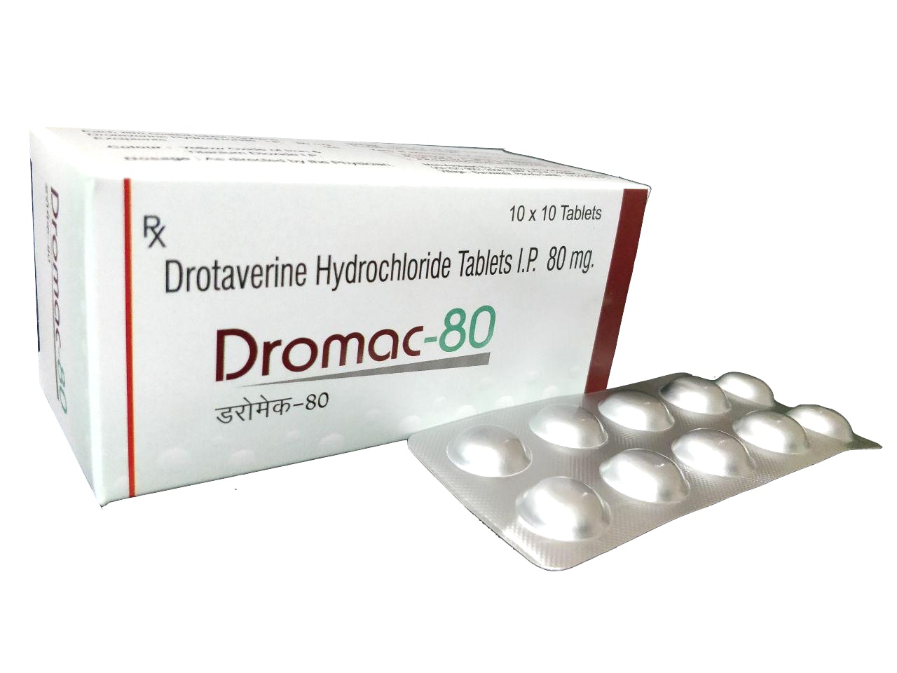 Dromac-80 Tablet — Drotaverine Hydrochloride 80 mg from Trumac Healthcare PCD Pharma Franchise India
