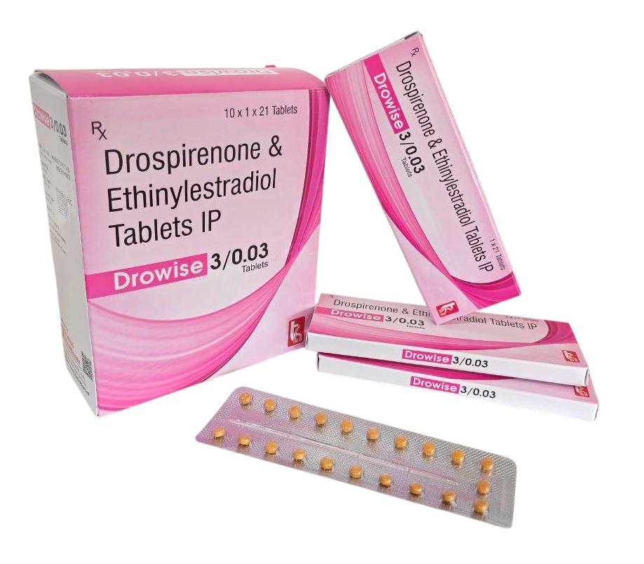 Drowise Tablet — Ethinyl Estradiol 0.03 mg + Drospirenone 3 mg from Trumac Healthcare PCD Pharma Franchise India