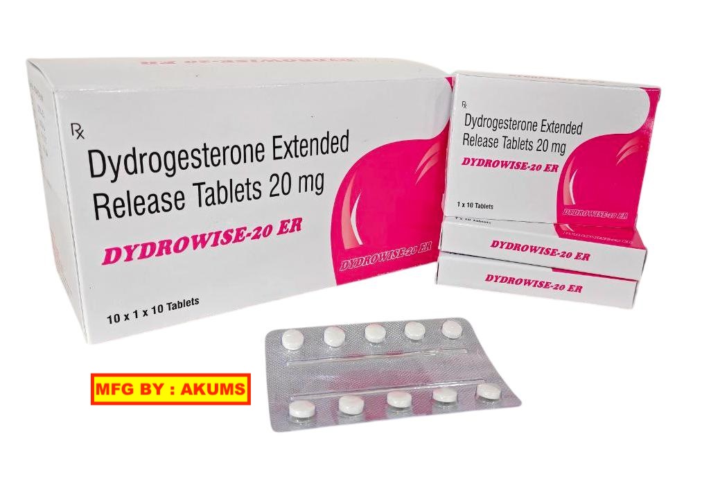 Dydrogesterone 20 mg Extended Release Tabs Tablet — manufactured by Trumac Healthcare
