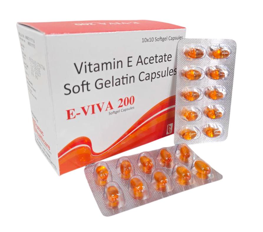 Vitamin E 200 I.U (Tocopheryl Acetate 200 IU) *Brand Leader* : Evion-200 Caps (Merck) Softgel — manufactured by Trumac Healthcare